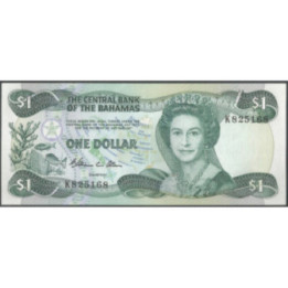 Bahamas 1 Dollar L1974 (84) P43a