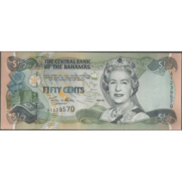 Bahamas 50 Cents 2001 P68a