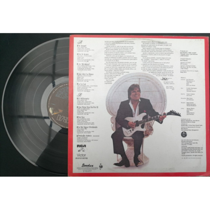 Jose Feliciano Te Amare - Colombia reverso