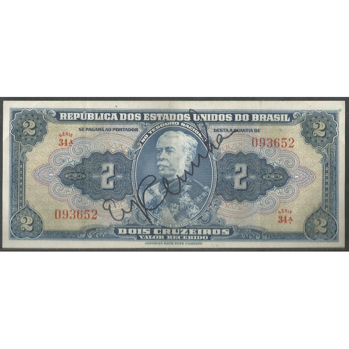 Brasil 2 Cruzeiros ND1944 P133a