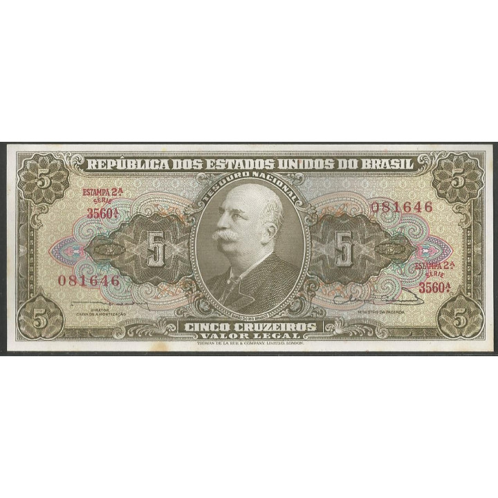 Brasil 5 Cruzeiros ND1963 P176b