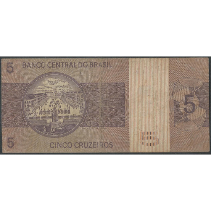 Brasil 5 Cruzeiros ND1973 P192b reverso