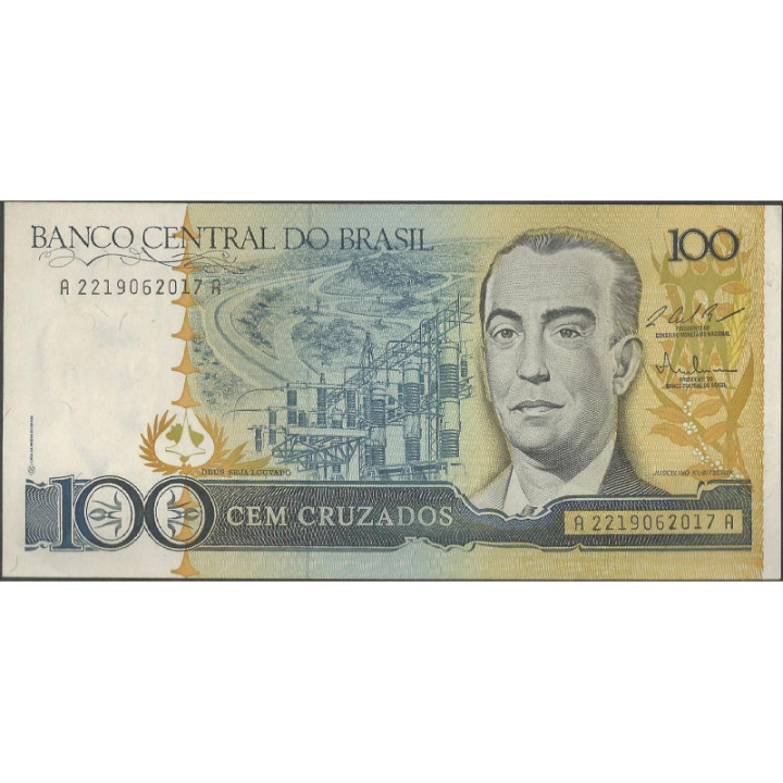 Brasil 100 Cruzados ND1987 P211c