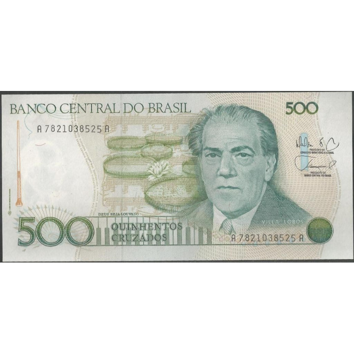 Brasil 500 Cruzados ND1988 P212d