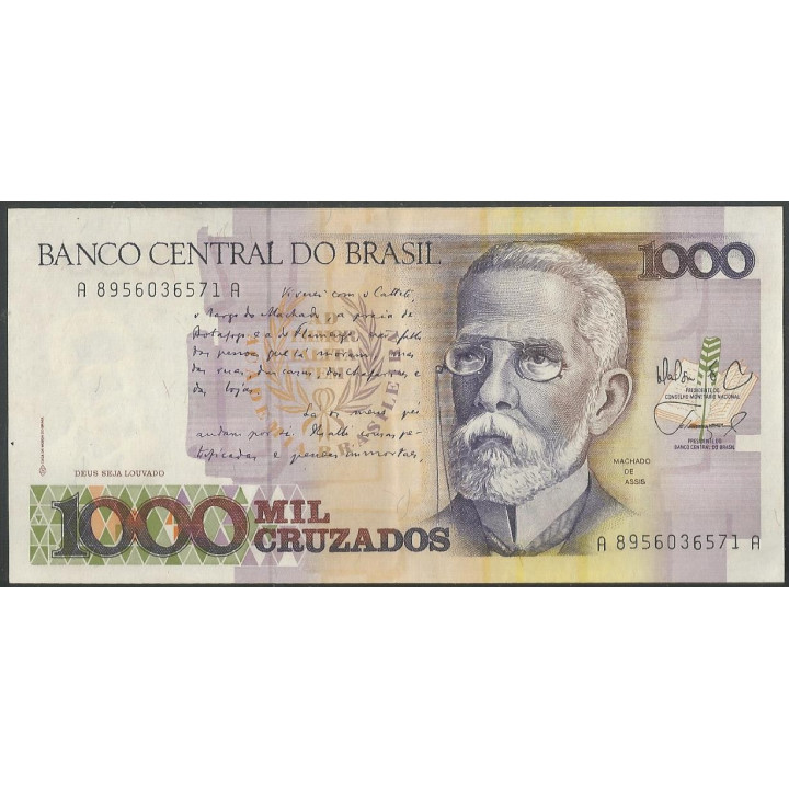 Brasil 1.000 Cruzados ND1988 P213b