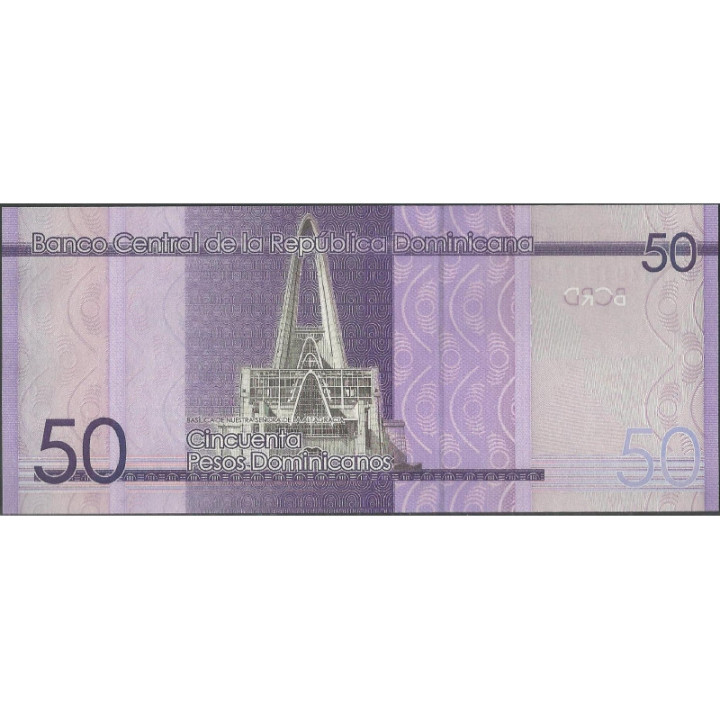 Rep. Dominicana 50 Pesos 2015 P189b