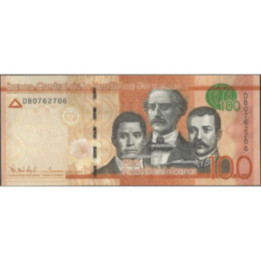 Rep. Dominicana 100 Pesos 2015 P190b