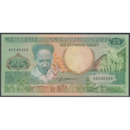 Suriname 25 Gulden 9 Ene 1988 P132b
