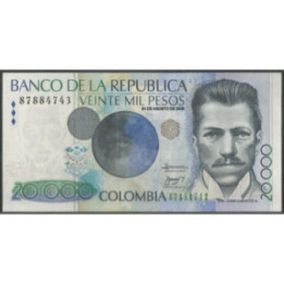 Billete de 20.000 Pesos 16 Jun 2003 BGW721