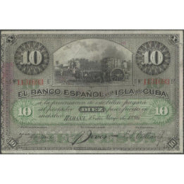 Cuba 10 Pesos 15 May 1896 P49d