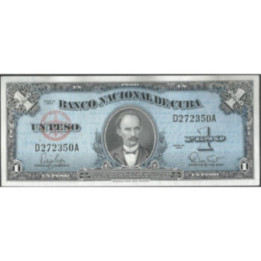 Cuba 1 Peso 1960 P77b