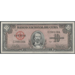 Cuba 10 Pesos 1960 P79b