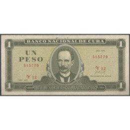 Cuba 1 Peso 1972 P102a