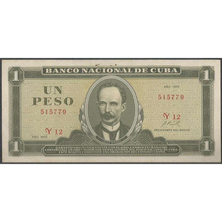 Cuba 1 Peso 1972 P102a