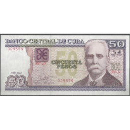 Cuba 50 Pesos 2018 P123m