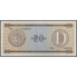 Cuba 20 Pesos ND PFX36