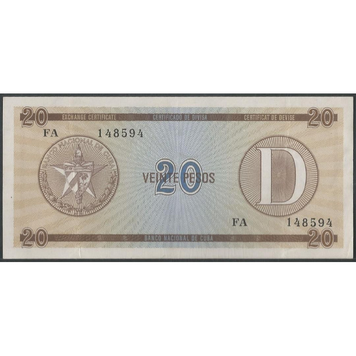 Cuba 20 Pesos ND PFX36