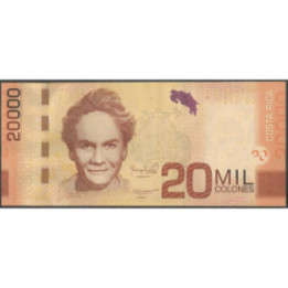 Costa Rica 20.000 Colones 19 Sep 2012 P278b