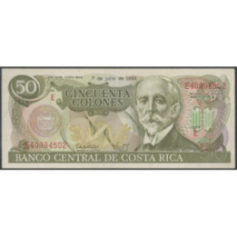 Costa Rica 50 Colones 7 Jul 1993 P257a