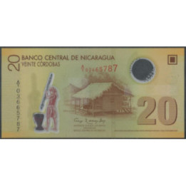Nicaragua 20 Cordobas 12 Sep 2007 P202a