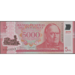 Paraguay 5.000 Guaranies 2016 P234b