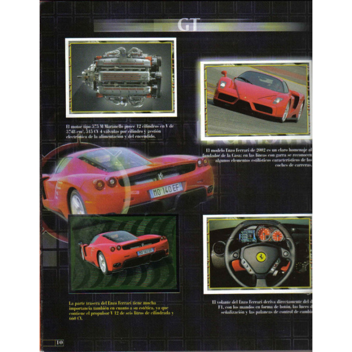 Automovilismo - Ferrari Panini 2004 reverso