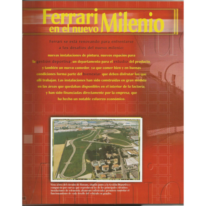 Automovilismo - Ferrari Panini 2004 reverso