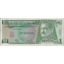 Guatemala 1 Quetzal 6 Mar 1991 P73b