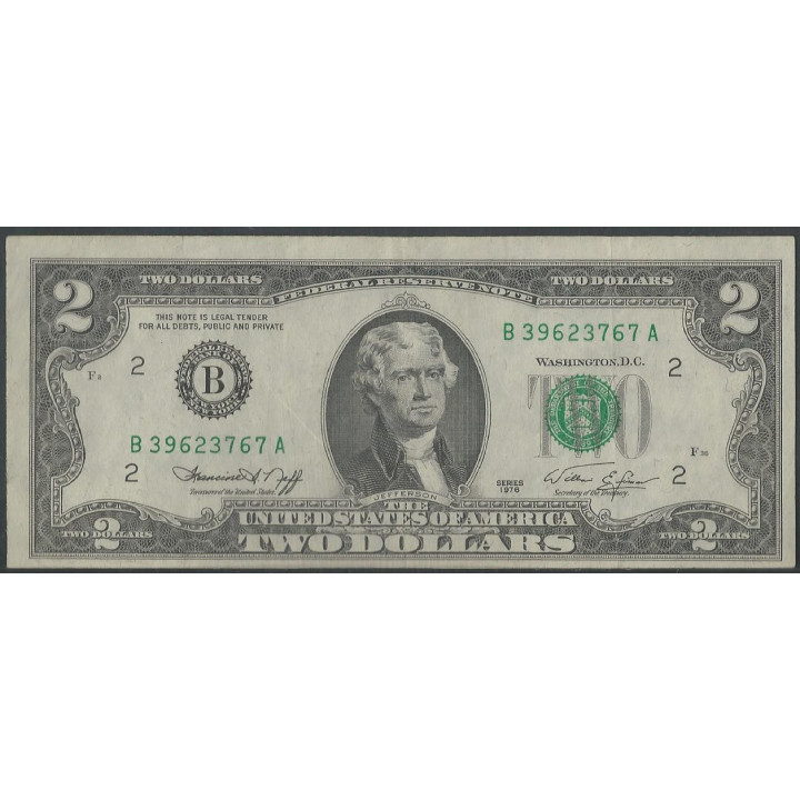 Estados Unidos 2 Dollars 1976 B P461