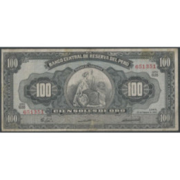 Peru 100 Soles 23 Feb 1968 P86a
