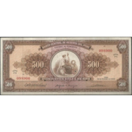 Peru 500 Soles 26 Feb 1965 P91