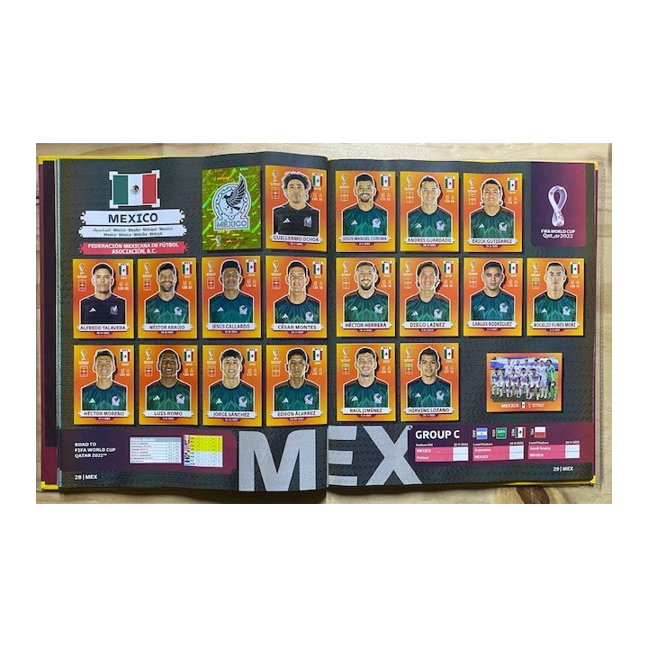 Futbol - Mundial Qatar 2022 Panini Pasta Dura reverso