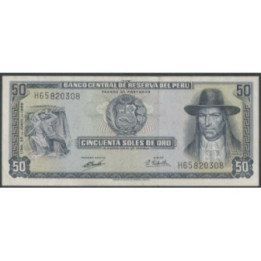 Peru 50 Soles 20 Jun 1969 P101a