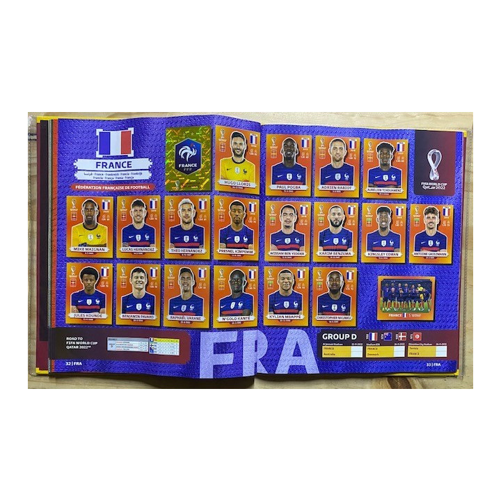 Futbol - Mundial Qatar 2022 Panini Pasta Dura reverso