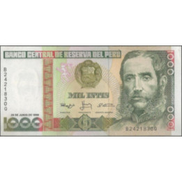 Peru 1.000 Intis 28 Jun 1988 P136b