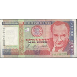 Peru 50.000 Intis 28 Jun 1988 P142
