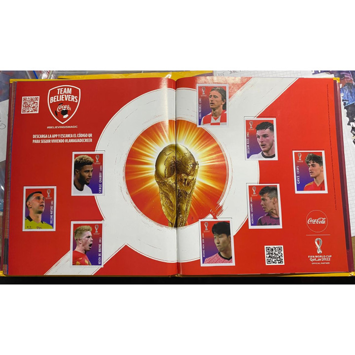 Futbol - Mundial Qatar 2022 Panini Pasta Dura reverso