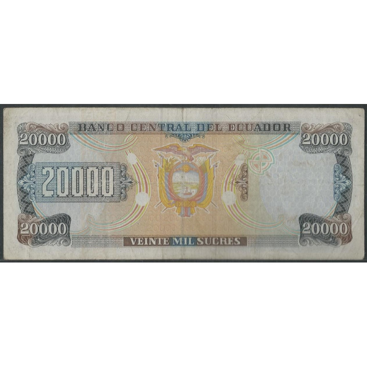 Ecuador 20.000 Sucres 26 Mar 1999 AJ P129c