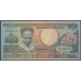 Suriname 250 Gulden 9 Ene 1988 P134