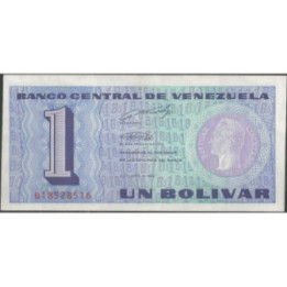 Venezuela 1 Bolivar 5 Oct 1989 B8 Dig P68
