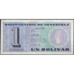 Venezuela 1 Bolivar 5 Oct 1989 F8 Dig P68