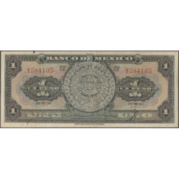 Mexico 1 Peso 26 Jul 1950 Serie CE P46b