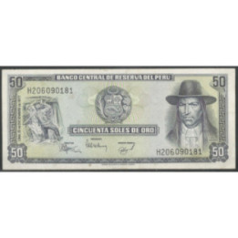Peru 50 Soles 15 Dic 1977 P113