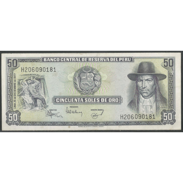 Peru 50 Soles 15 Dic 1977 P113