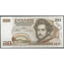 Austria 20 Schilling 1 Oct 1986 P148