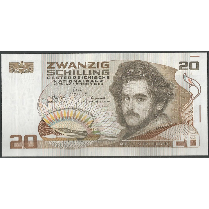 Austria 20 Schilling 1 Oct 1986 P148