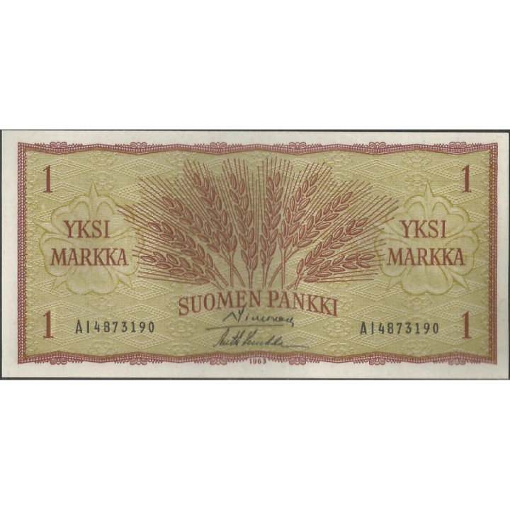 Finlandia 1 Markka 1963 P98a