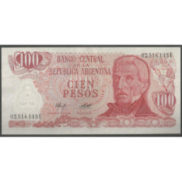 Argentina 100 Pesos ND1976-8 Serie E P302b