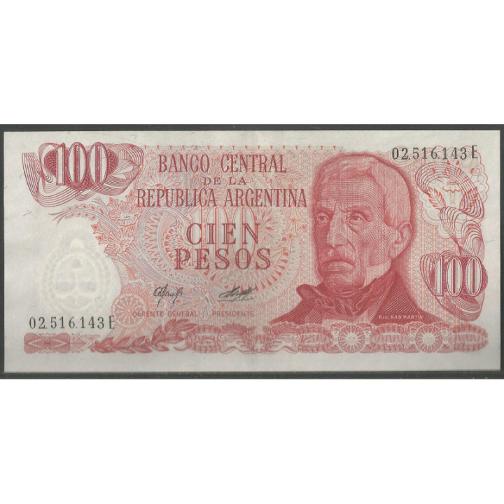 Argentina 100 Pesos ND1976-8 Serie E P302b