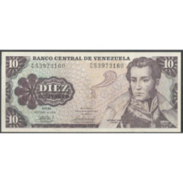 Venezuela 10 Bolivares 6 Oct 1981 C 8 Dig P60a